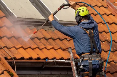 Démoussage et hydrofuge de toiture à Montbazon